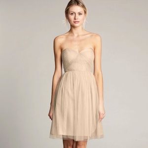 NWT Jenny Yoo Collection Wren Cashmere Tulle Convertible Mini Dress 10